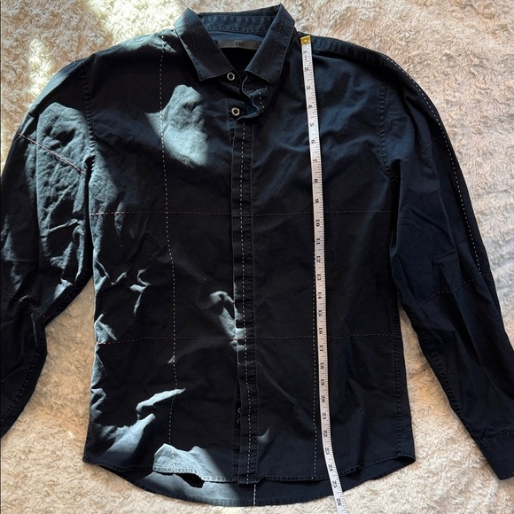 GXG Classic Navy Blue Long Sleeve Shirt size M - Picture 5 of 8